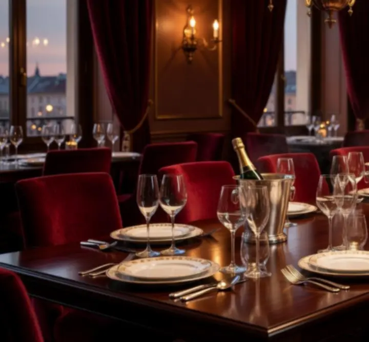 Privát vacsora Budapest exkluzív különtermében